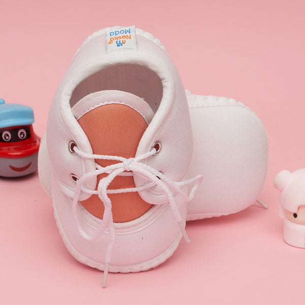 6 To 12 Months Baby Boys & Baby Girls Cute Soft Cotton Pre-Walker Lace Booties (Light Pink)-BT4703
