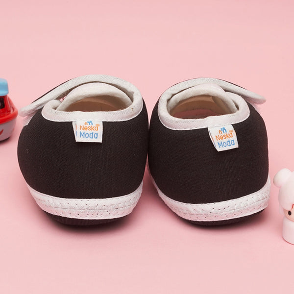 6 To 12 Months Baby Boys & Baby Girls Cute Soft Cotton Pre-Walker Sports Booties (Red)-BT4708