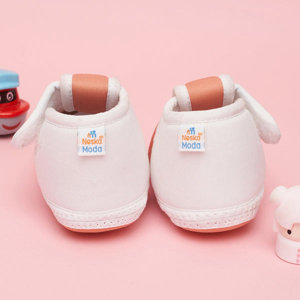 6 To 12 Months Baby Girls & Baby Boys Soft Cotton Cute Butterfly Booties (Light Pink)-BT4730