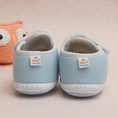 6 To 12 Months Pack Of 1 Baby Boys & Baby Girls Cotton Booties (White,Blue,Pink)-BT4760