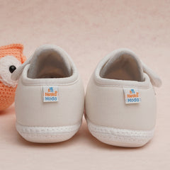 6 To 12 Months Pack Of 1 Baby Boys & Baby Girls Cotton Booties (White,Pink)-BT4761