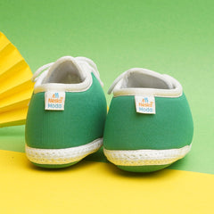 6 To 12 Months Pack Of 1 Baby Boys & Girls Cotton Booties (White,Green,Yellow)-BT4782