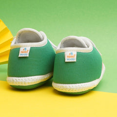 6 To 12 Months Pack Of 1 Baby Boys & Baby Girls Cotton Booties (White,Green,Pink)-BT4788