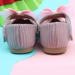 Synthetic Leather Ballerinas/Belly Sandal/Booties for Girls (Pink)-BT4798