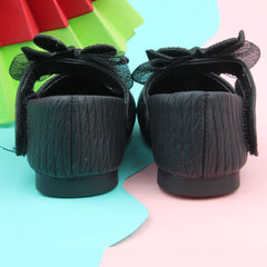 Synthetic Leather Ballerinas/Belly Sandal/Booties for Girls (Black)-BT4801