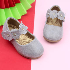 Synthetic Leather Ballerinas/Belly Sandal/Booties for Girls (Brown)-BT4810