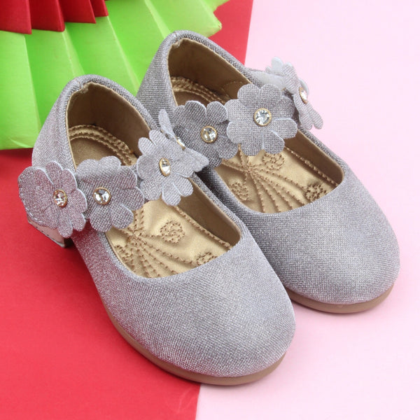 Synthetic Leather Ballerinas/Belly Sandal/Booties for Girls (Brown)-BT4810