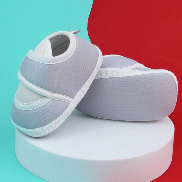 6 To 12 Months Baby Boys & Baby Girls Velcro Cotton Shoe/Booties (Green,Yellow)-BT4924