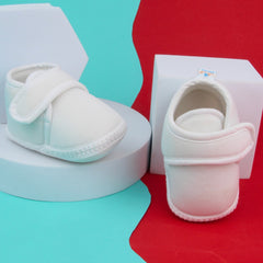 6 To 12 Months Baby Boys & Baby Girls Velcro Velvet Shoe/Booties (Black,Brown)-BT4927