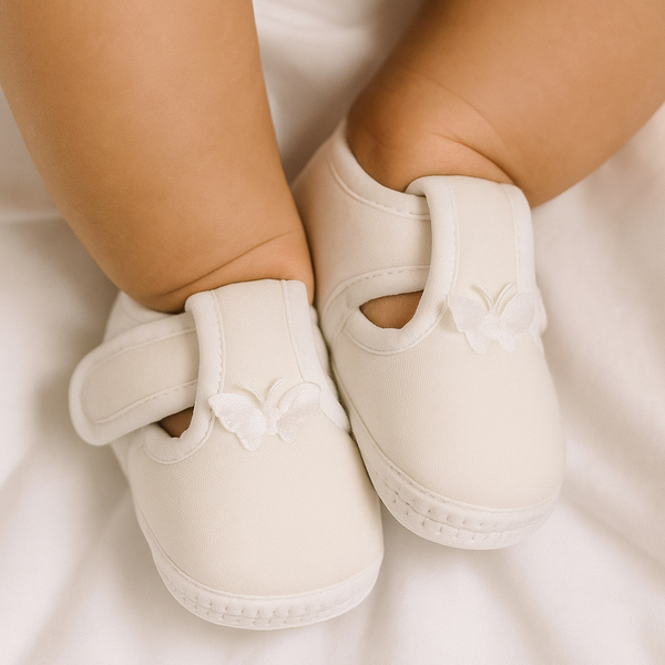 6 To 12 Months Baby Girls Velcro Velvet Shoe/Booties (Black,Grey)-BT4929