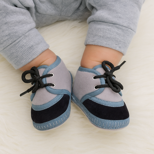 6 To 12 Months Baby Boys & Baby Girls Lace Velvet Shoe/Booties (Dark Brown,Red)-BT4936