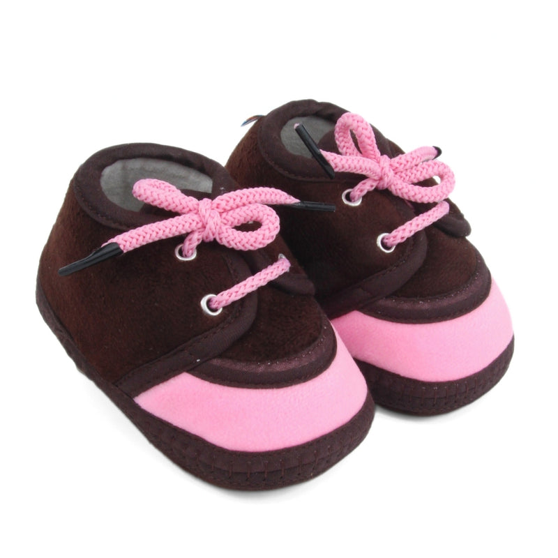 6 To 12 Months Baby Boys & Baby Girls Lace Velvet Shoe/Booties (Off White,Grey)-BT4943
