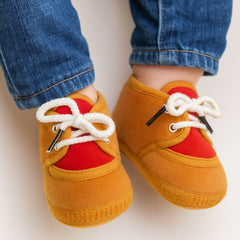 6 To 12 Months Baby Boys & Baby Girls Lace Cotton Shoe/Booties (White,Grey)-BT4955