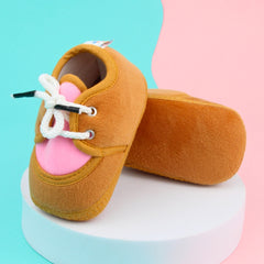6 To 12 Months Baby Boys & Baby Girls Lace Cotton Shoe/Booties (White)-BT4956