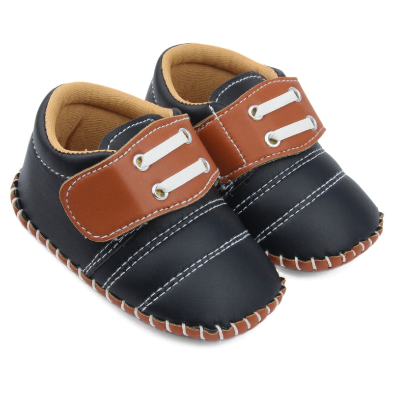6 To 12 Months Baby Boys & Girls Booties (Black,Brown)-BT5002