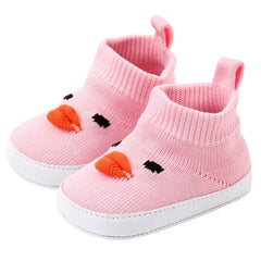 Baby Unisex Mesh Slip-On Booties (Pink)-BT5067
