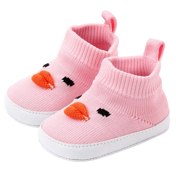 Baby Unisex Mesh Slip-On Booties (Pink)-BT5067