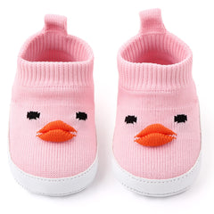 Baby Unisex Mesh Slip-On Booties (Pink)-BT5067