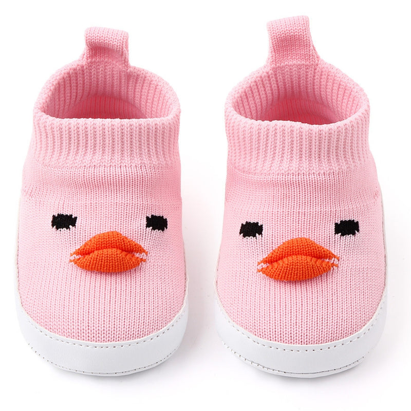 Baby Unisex Mesh Slip-On Booties (Pink)-BT5067