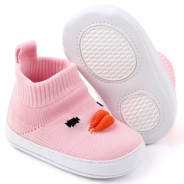 Baby Unisex Mesh Slip-On Booties (Pink)-BT5067