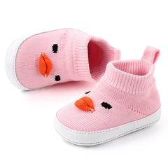 Baby Unisex Mesh Slip-On Booties (Pink)-BT5067