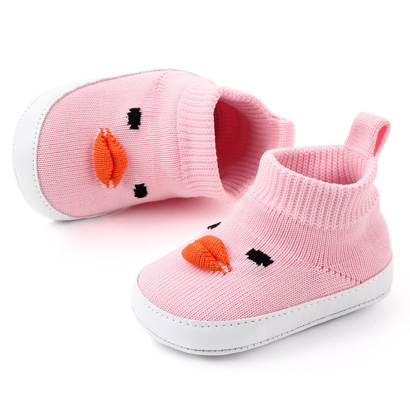 Baby Unisex Mesh Slip-On Booties (Pink)-BT5067