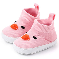 Baby Unisex Mesh Slip-On Booties (Pink)-BT5067
