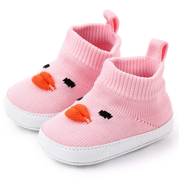 Baby Unisex Mesh Slip-On Booties (Pink)-BT5067