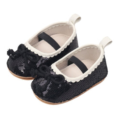 Baby Unisex Synthetic Slip-On Booties (Black)-BT5171