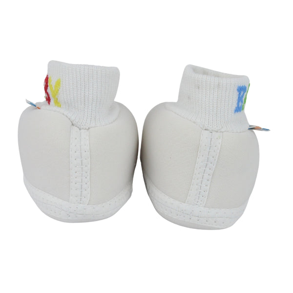 Baby Unisex Cotton Pink,White Slip-on Socks Booties-BT5274