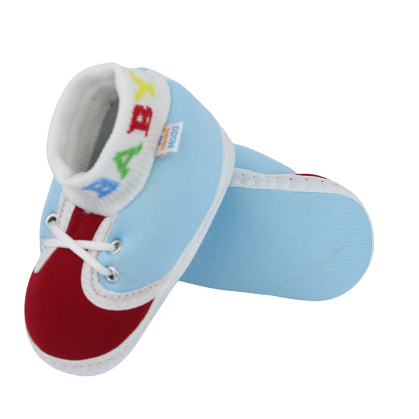 Baby Unisex Cotton Blue,Maroon Slip-on Socks Booties-BT5285