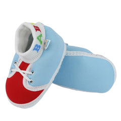 Baby Unisex Cotton Blue,Red Slip-on Socks Booties-BT5291