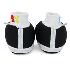 Baby Unisex Cotton Black,Red Slip-on Socks Booties-BT5293