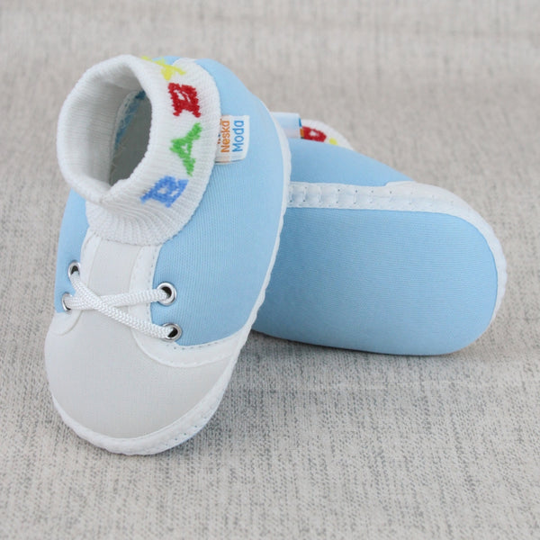 Baby Unisex Cotton Blue,White,Red Slip-on Socks Booties-BT5304