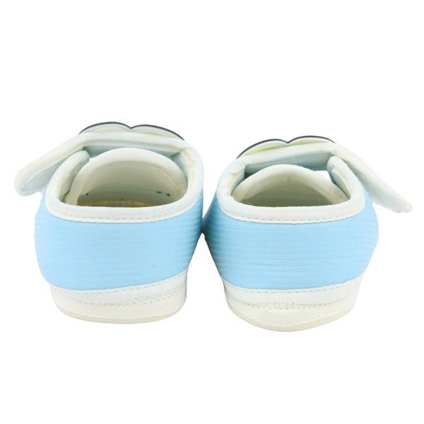 Baby Unisex Cotton Minions Smile Face Blue,White Velcro Shoe-BT5491