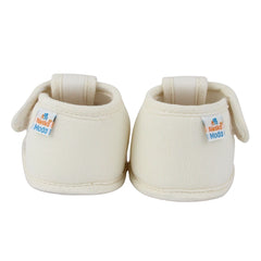 Baby Girls Cotton Floral Brown,White Velcro Sandal-BT5508