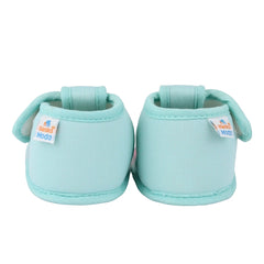 Baby Girls Cotton Floral Pink,Green Velcro Sandal-BT5509