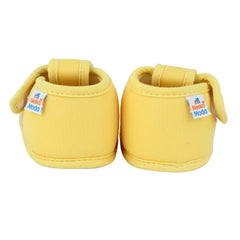 Baby Girls Cotton Floral Purple,Yellow Velcro Sandal-BT5513