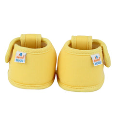 Baby Girls Cotton Floral Pink,Yellow Velcro Sandal-BT5516