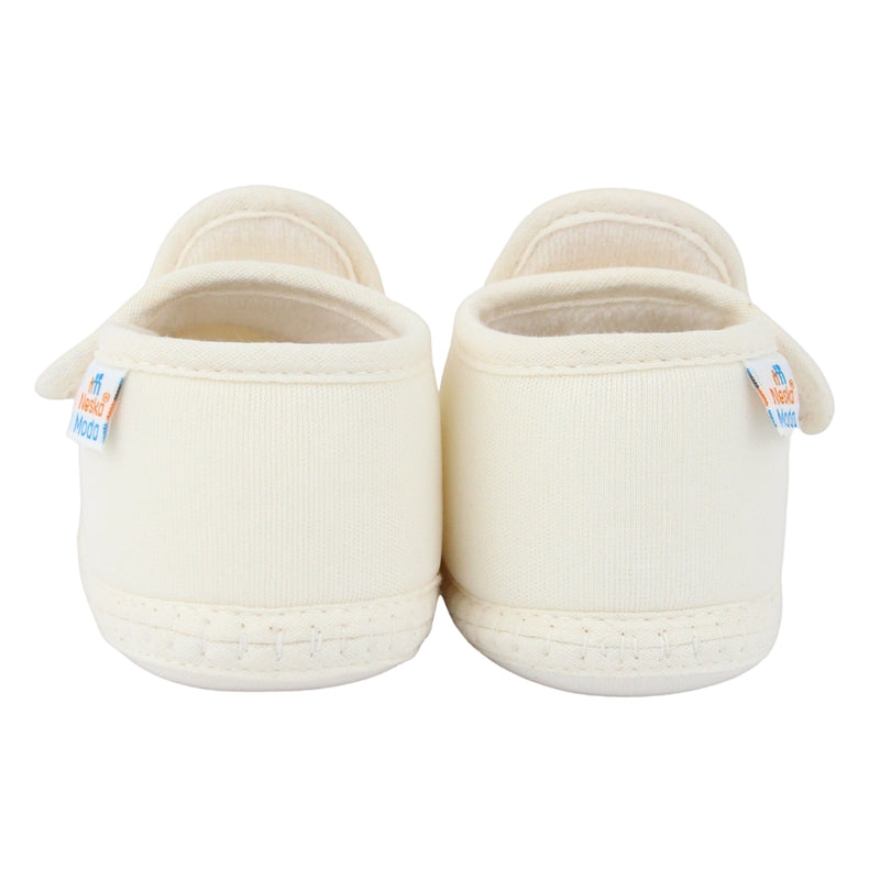 Baby Girls Cotton Floral Yellow,White Velcro Shoe-BT5530