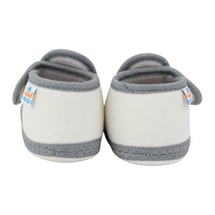 Baby Girls Cotton Floral White Velcro Shoe-BT5535