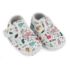 Baby Unisex Giraffe Printed Soft Cotton Rabbit Face Green,Pink Velcro Shoe Booties-BT5630