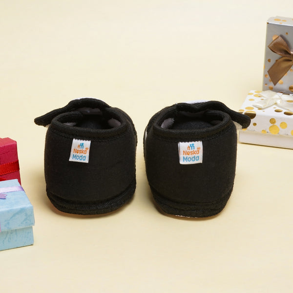 0 To 12 Months Baby Cotton Denim Booties