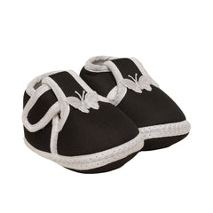 Neska Moda 6 To 12 Months Baby Boys & Girls Cotton Butterfly Velcro Booties