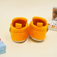 Baby Boys & Baby Girls 6 To 12 Months Velvet Velcro Booties