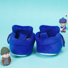 Baby Boys & Baby Girls 6 To 12 Months Velvet Velcro Booties