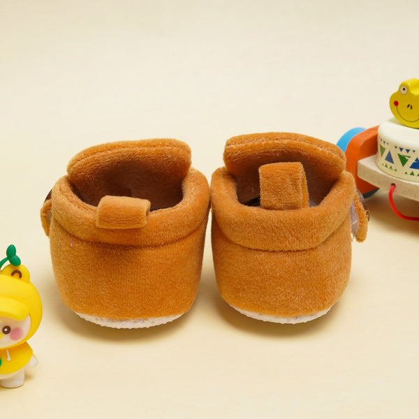 Baby Boys & Baby Girls 6 To 12 Months Velvet Velcro Booties