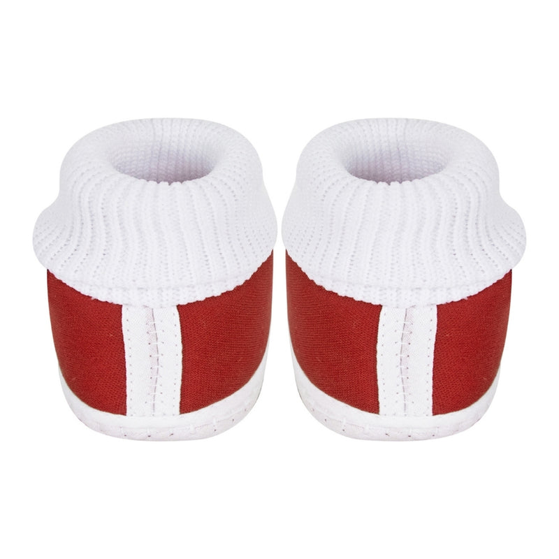 6 To 12 Months Baby Girls & Baby Boys Soft Cotton Cute Butterfly Booties (Maroon)-BT84