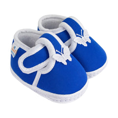 Neska Moda 6 To 12 Months Baby Boys & Girls Cotton Butterfly Velcro Booties