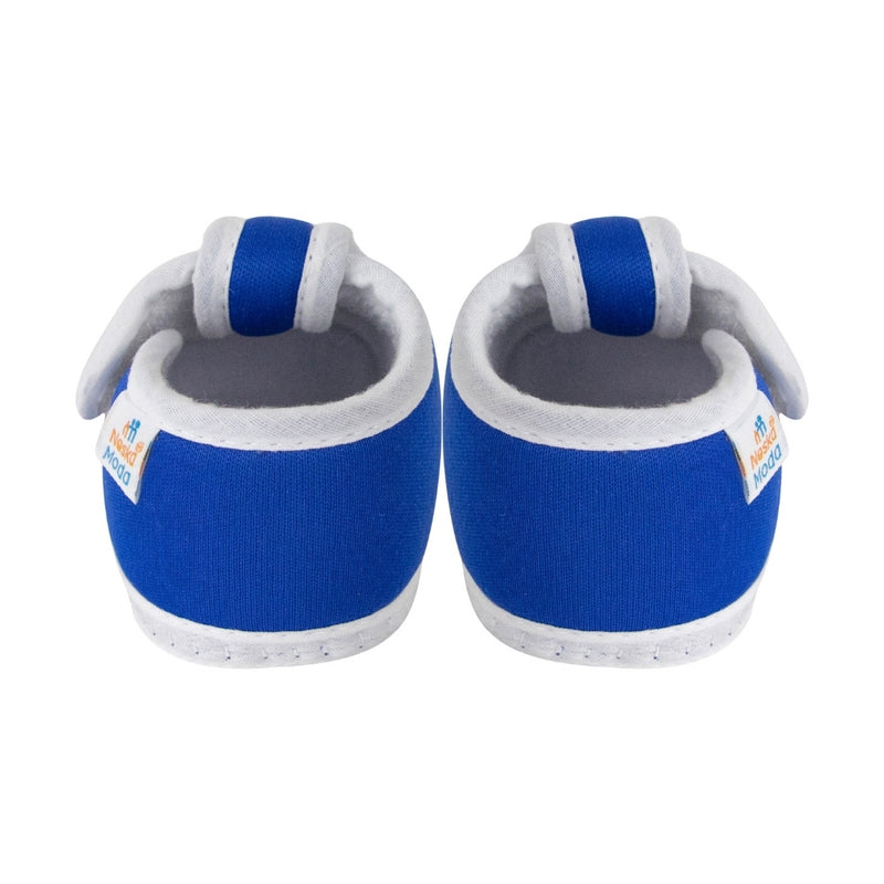 Neska Moda 6 To 12 Months Baby Boys & Girls Cotton Butterfly Velcro Booties